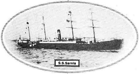 Screw Steamer Sarnia Built By Charles Connell And Company In 1882 For