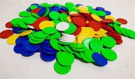 Fichas Para Contar De Plástico De Colores 1000 Pzas Envío Gratis