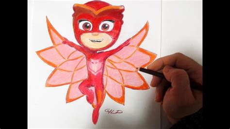 How To Draw Owlette From Pj Masks Youtube