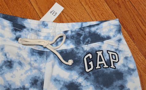 New Nwt Womens Gap Logo Fleece Cut Off Sweatpants Drawstring Shorts Raw
