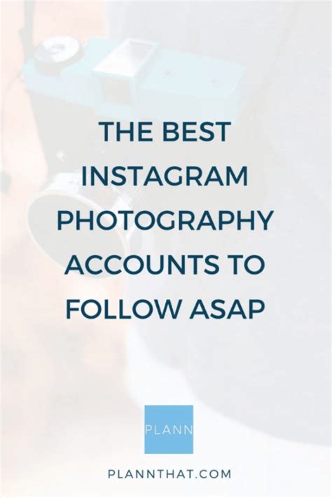 Best Photography Instagram Accounts To Follow Right Now In 2020 With