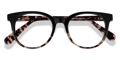 Rialto Round Black Tortoise Frame Glasses For Women Glasses Eyeglasses Black