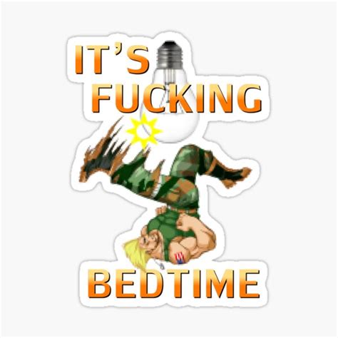 it s fucking bedtime sticker for sale by vauxcelles redbubble
