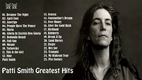 Patti Smith Greatest Hits Full Album Patti Smiths 25 Biggest