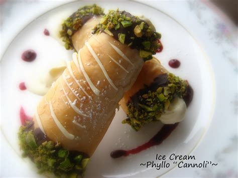 Shells aren't limited to dessert fare though! Home Cooking In Montana: Phyllo Dough " Cannoli "...filled ...