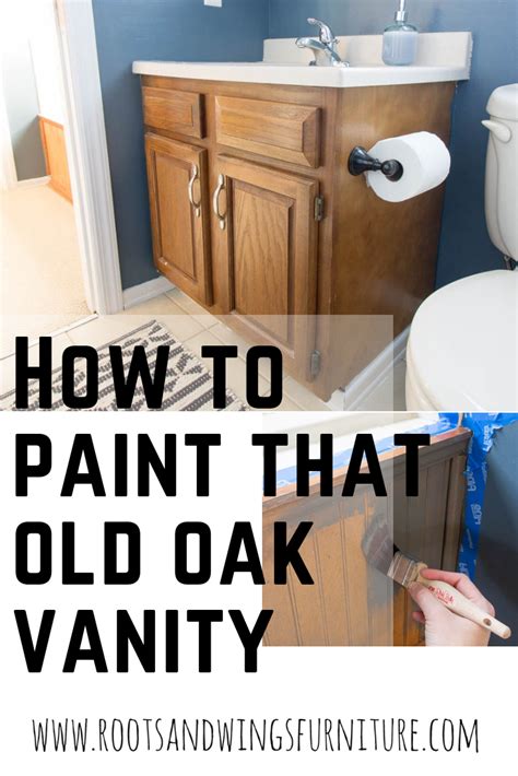 Tired Of That Builder Grade Oak Vanity Paint Bathroom Cabinets To