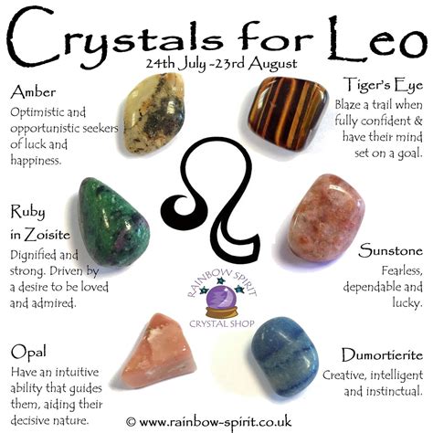 Leo Birthstones Crystal Set Etsy Crystals Minerals Crystals And