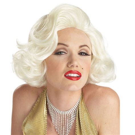 Classic Custume Marilyn Monroe Wig Blonde Pin Up Girl Wigid10247372