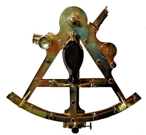 troughton and simms double frame brass quintant sextant land and sea collection
