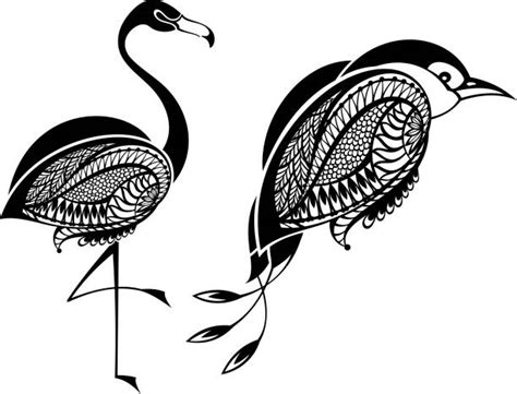 Royalty Free Flying Flamingos Pictures Clip Art Vector