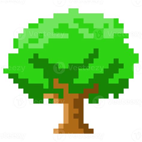 Pixel Art Tree Icon 13743345 Png
