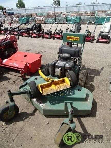 Bunton Walk Behind Commercial Mower 48in Deck Kawasaki Gas Engine