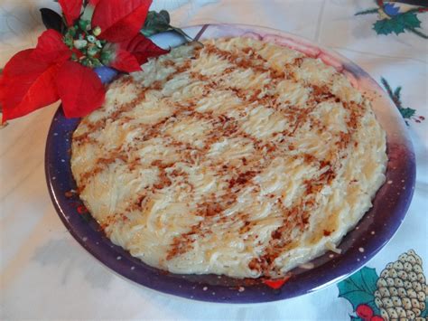 Another of the most typical spanish desserts is the catalan cream. Aletria Christmas dessert