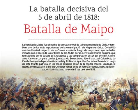 La Batalla De Maipo Academia De Historia Militar De Chile