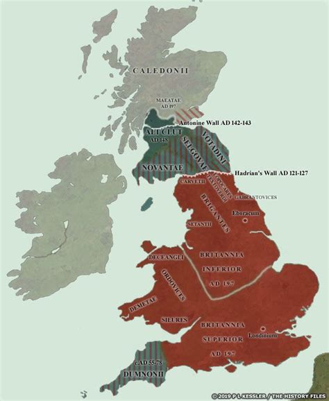 Sequential Maps Of Roman Britain Roman Britain Europe Map Roman
