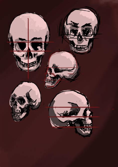 Perspective Skull By Intfaji On Deviantart