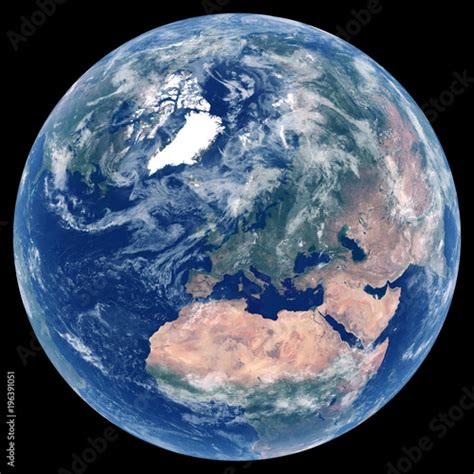 Earth From Space Satellite Image Of Planet Earth Photo Of Globe