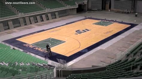 The utah jazz app augmented reality portal will transport you to the court from the comfort of your own home. UTAH JAZZ TIME-LAPSE - COURT FLOOR REFINISHING BY ...