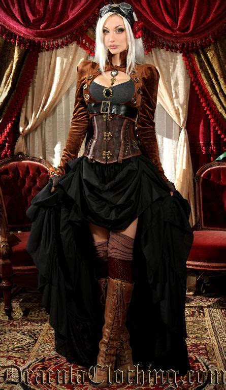 Brown Openbust Tailcoat Steampunkcouture Ladies