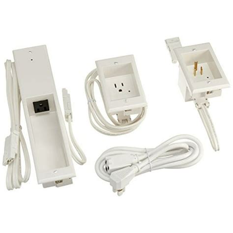 Powerbridge One Ck Single Outlet For Tv And Sound Bar Recessed In Wall