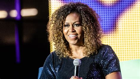 Michelle Obama Gave Her Natural Curls Blonde Ombré Highlights Allure