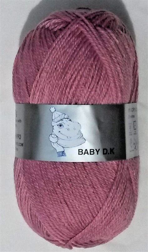 Woolyhippo Dk 100 Acrylic Yarn Double Knitting Soft Baby 100g Wool