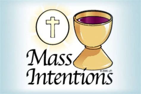 St Sebastian Parish Mass Intentions For The Week On November 15 Wisconsin Catholic Tribune