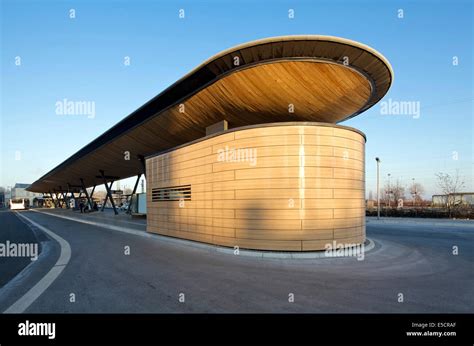 Modern Design Concept For Bus Station In Unna Germany Eu Stock Photo