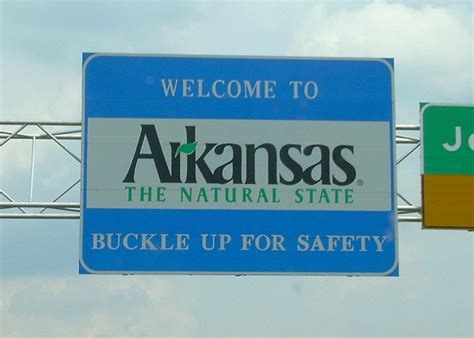 Filearkansas State Welcome Sign Wikimedia Commons