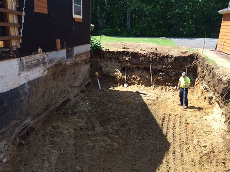 House Addition Excavation Project D Kyle Stearns Contracting Inc