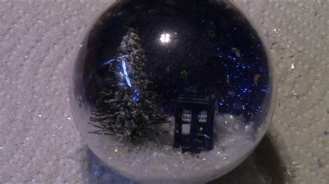 Diy Waterless Snow Globe Ornament Youtube