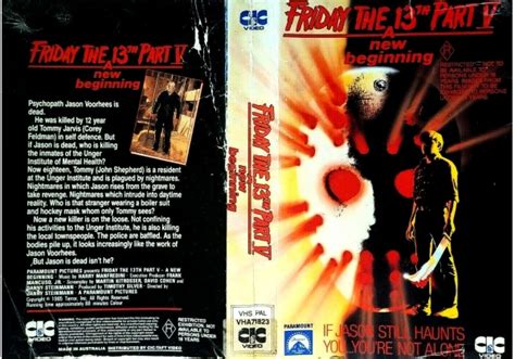 Friday The 13th Part V A New Beginning 1985 On Cic Video Australia