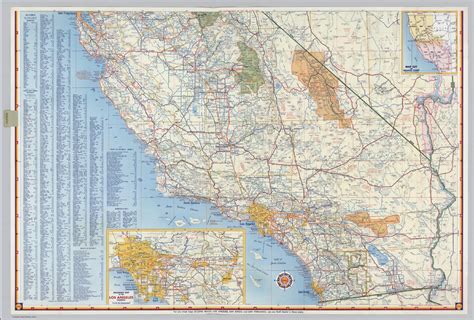 Shell Highway Map Of California Southern Portion David Rumsey Historical Map Collection
