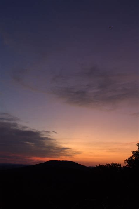 Nancy Mountain Sunrise Crescent Moon Jonathan Ball Flickr