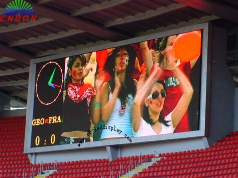P10 Outdoor Full Color Video Scoring Shows Electronic Scoreboard