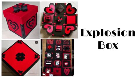 Explosion Box Birthday Box Photo Album Handmade T Valentines