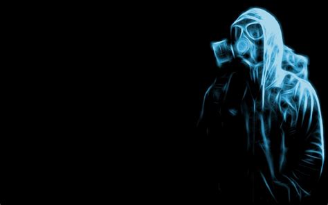 Abstract Gas Masks Ghosts 1680x1050 Wallpaper High Quality