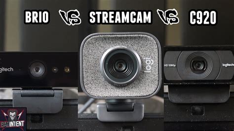 Logitech Streamcam Vs Brio Vs C920 Review And Comparison Youtube