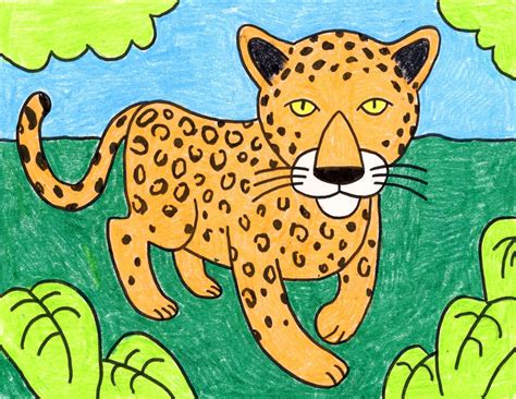 How To Draw A Jaguar · Art Projects For Kids