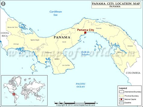 Panama City Panama Tourist Map