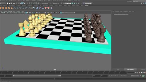 3d Chess Modeling Maya Autodesk Maya Autodesk 3dmodeling Youtube
