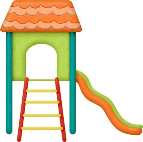 Playground Clipart Pool Slide Pencil And In Color Playground