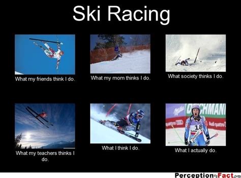 Funny Skiing Quotes Quotesgram