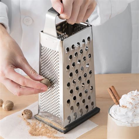 Choice 9 4 Sided Stainless Steel Box Grater With Soft Grip