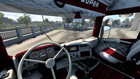 Ets2 Scania Rands Rjl Red White Holland Style Interior 143 V 10