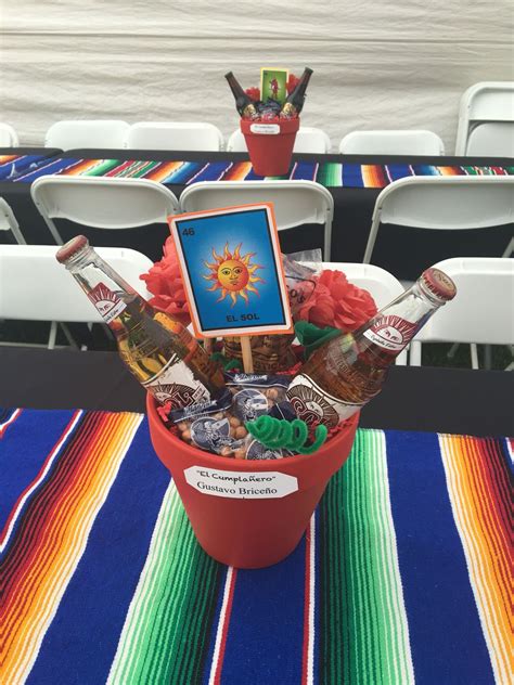 The Table Is Set Up With An Assortment Of Candy And Candies In A Bucket