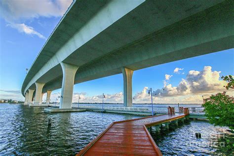Boardwalk Bridge View Photograph By Tom Claud Fine Art America