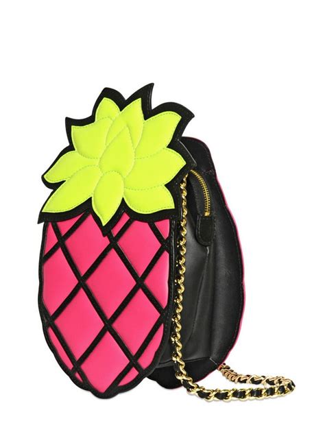 Lyst Boutique Moschino Big Pineapple Leather Bag