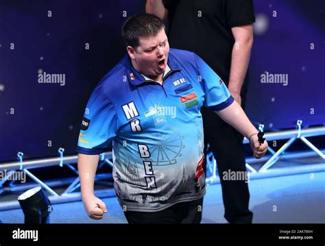 Ben Hazel After Winning During Day Four Of The Bdo World Professional Darts Championships