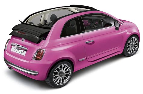 New Fiat 500c Pink Launched Autocar